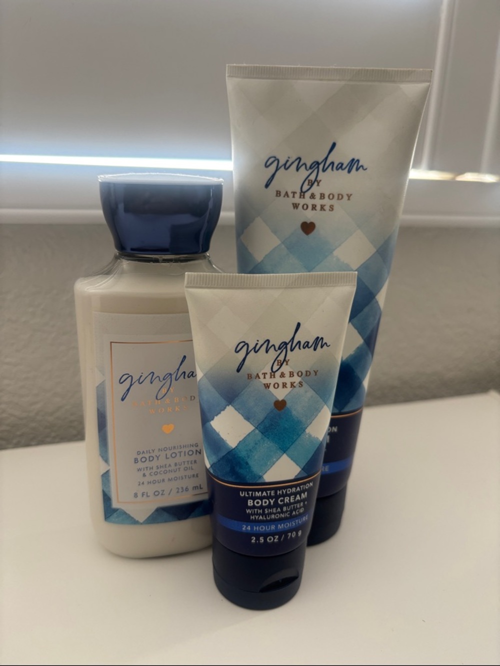 Bath & Body Works Gingham Set